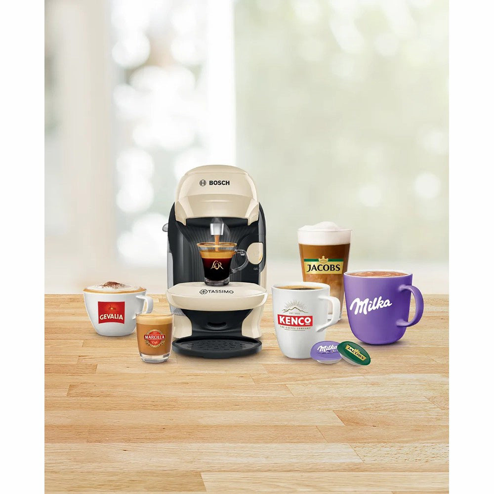 Bosch Tassimo Style Coffee Machine - Cream | TAS1107GB from Bosch - DID Electrical