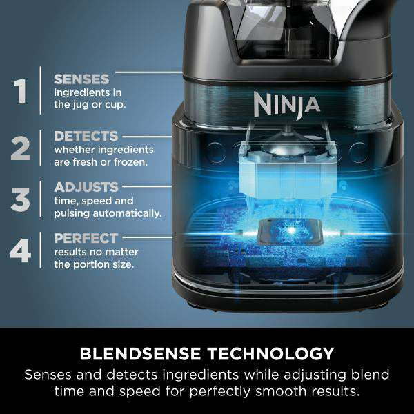 Ninja 1200W Detect Power Pro Blender with Single Serve - Black | TB301UK from Ninja - DID Electrical