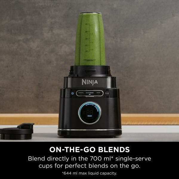 Ninja 1200W Detect Power Pro Blender with Single Serve - Black | TB301UK from Ninja - DID Electrical