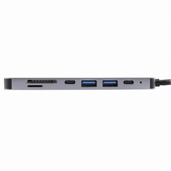 Sbox Multiport USB-C Hub - Dark Grey | TCA-71/R from Sbox - DID Electrical