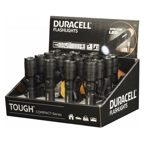 Duracell 115.5mm Tough LED Torch - Black | TEDCMP-7 (7485768237244)