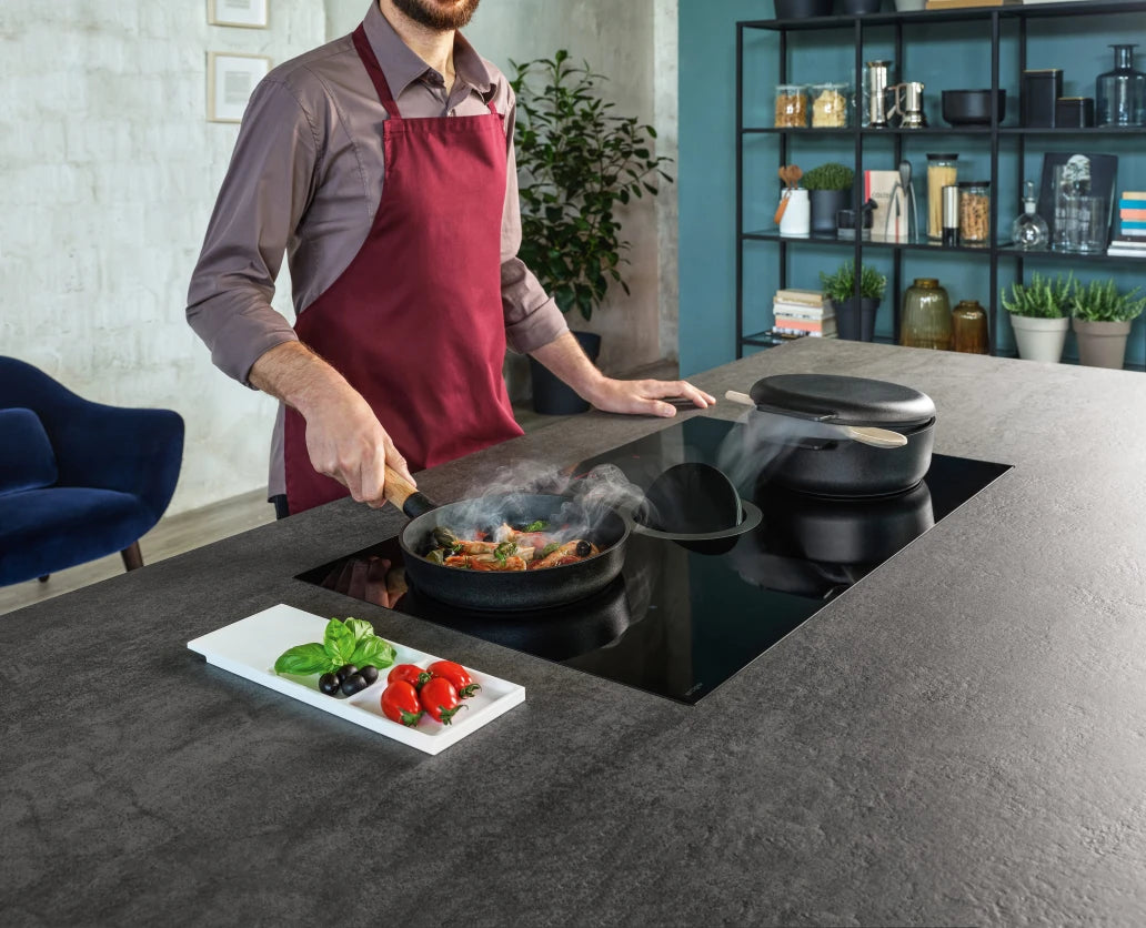 Elica NikolaTesla Switch 83CM 4 Zone Induction Hob - Black | TESLABLFMIX