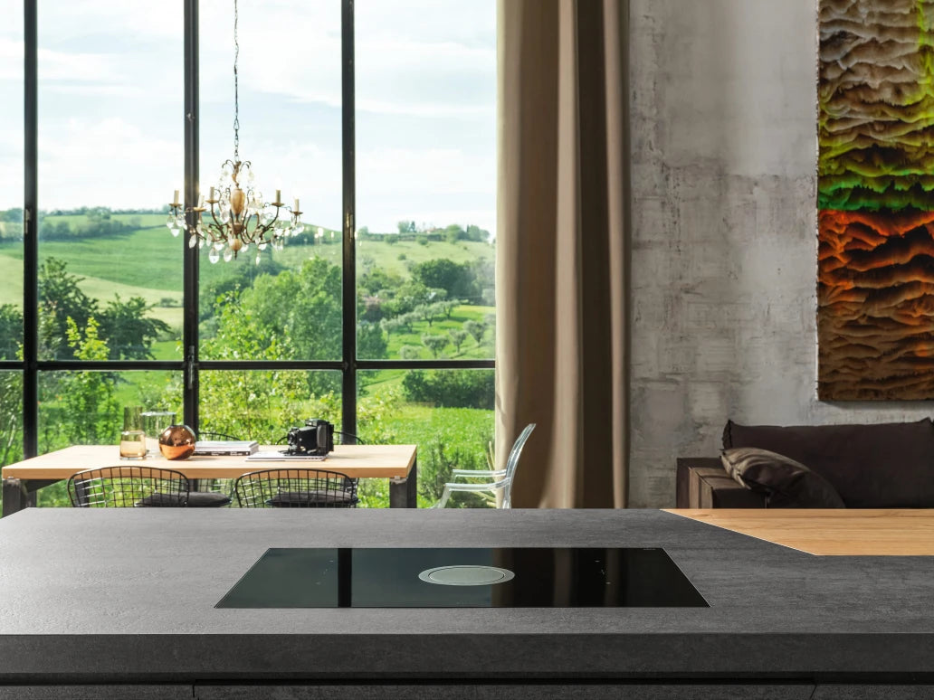 Elica NikolaTesla Switch 83CM 4 Zone Induction Hob - Black | TESLABLFMIX