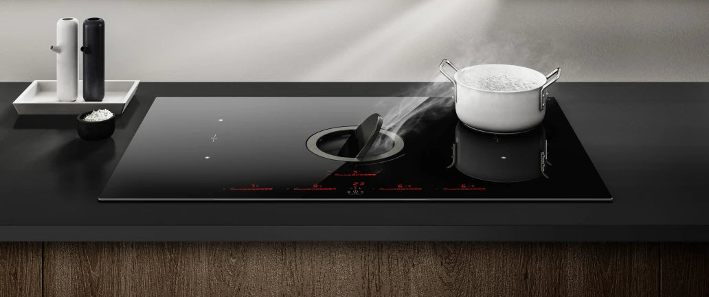 Elica NikolaTesla Switch 83CM 4 Zone Induction Hob - Black | TESLABLFMIX