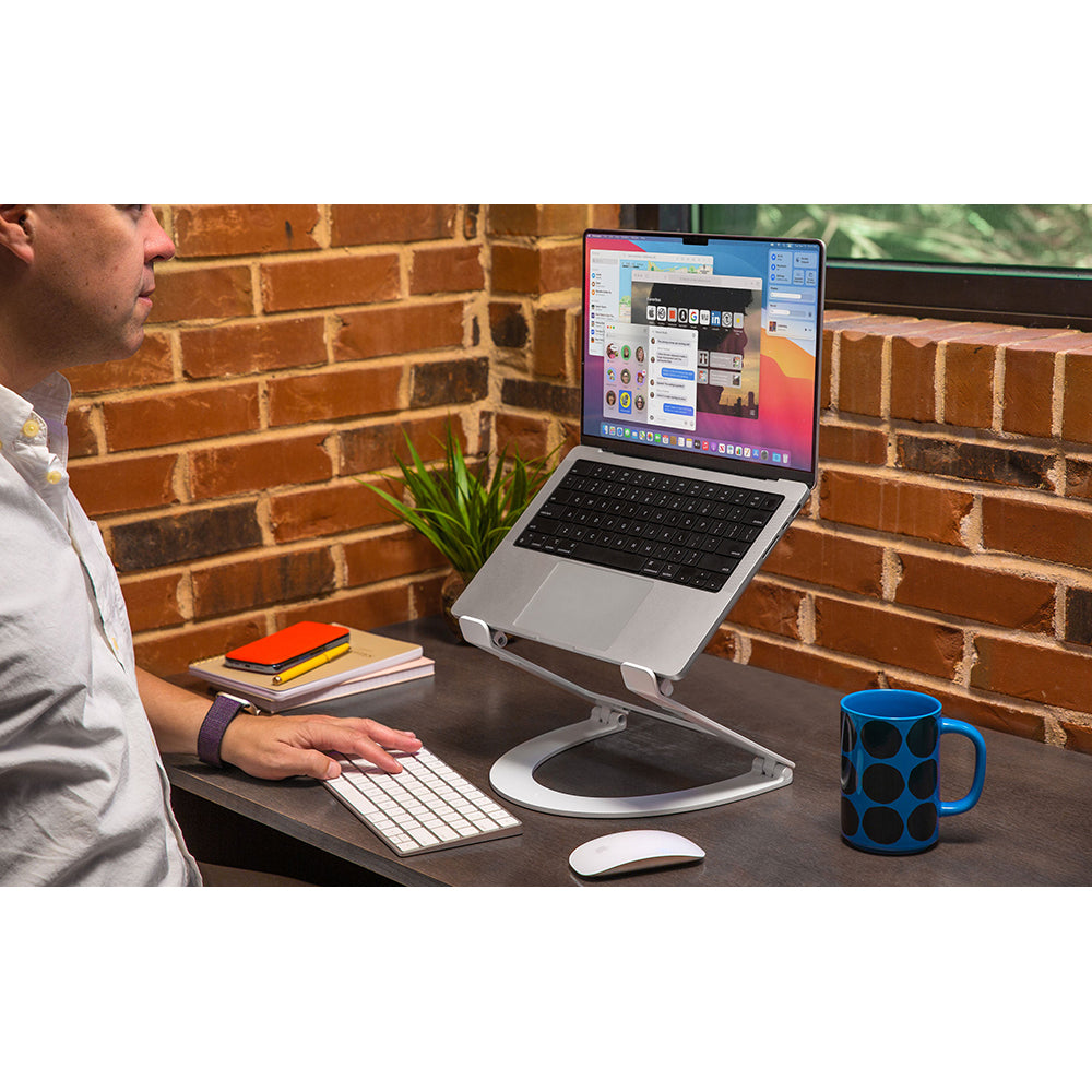 Twelve South Curve Flex Laptop Stand for MacBook - White | TS-2202 from Twelve South - DID Electrical