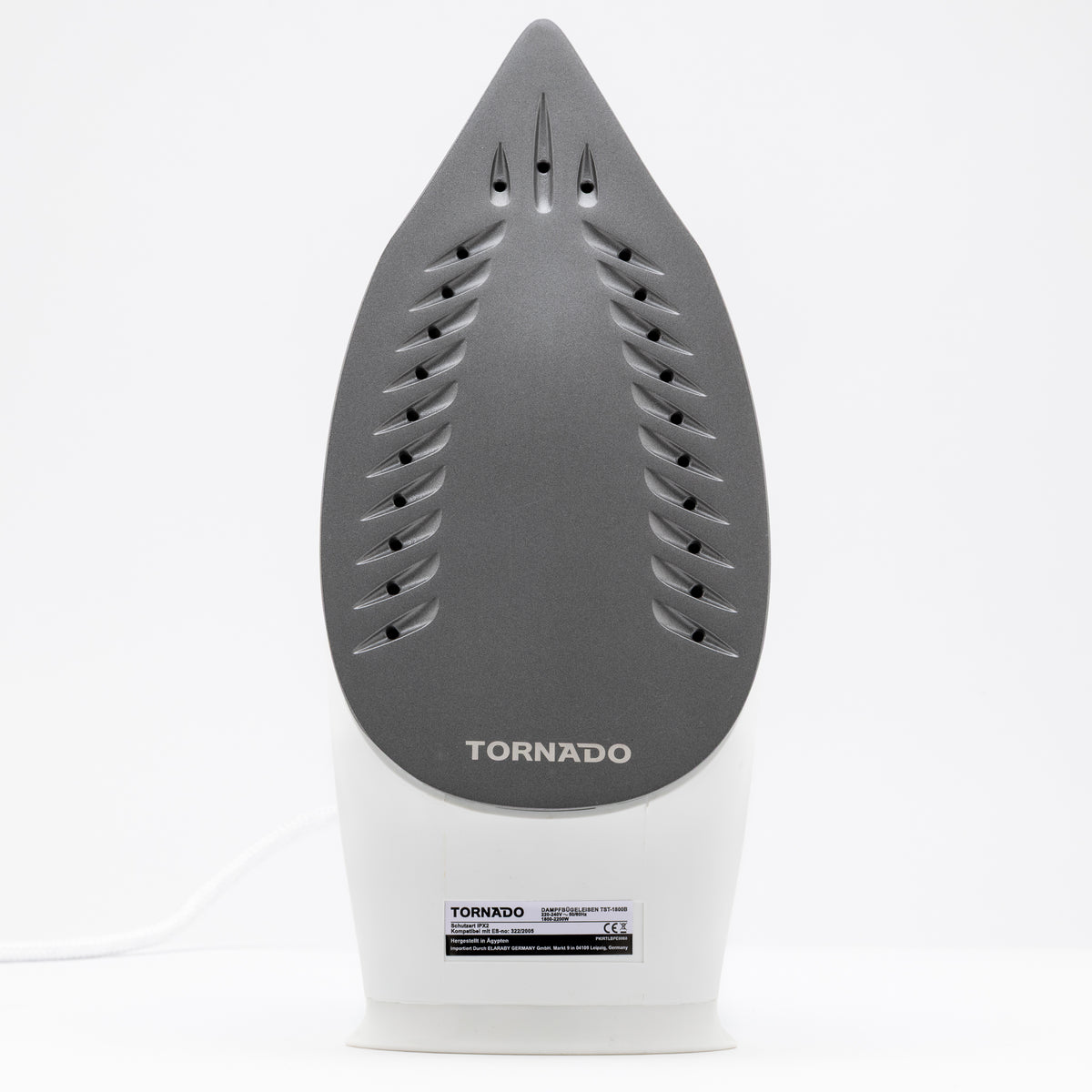Tornado Steam Iron with Teflon Soleplate - White and Blue | TST-1800B from Tornado - DID Electrical