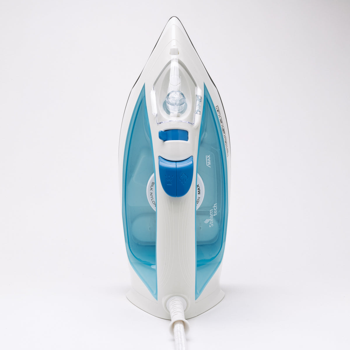 Tornado Steam Iron with Teflon Soleplate - White and Blue | TST-1800B from Tornado - DID Electrical