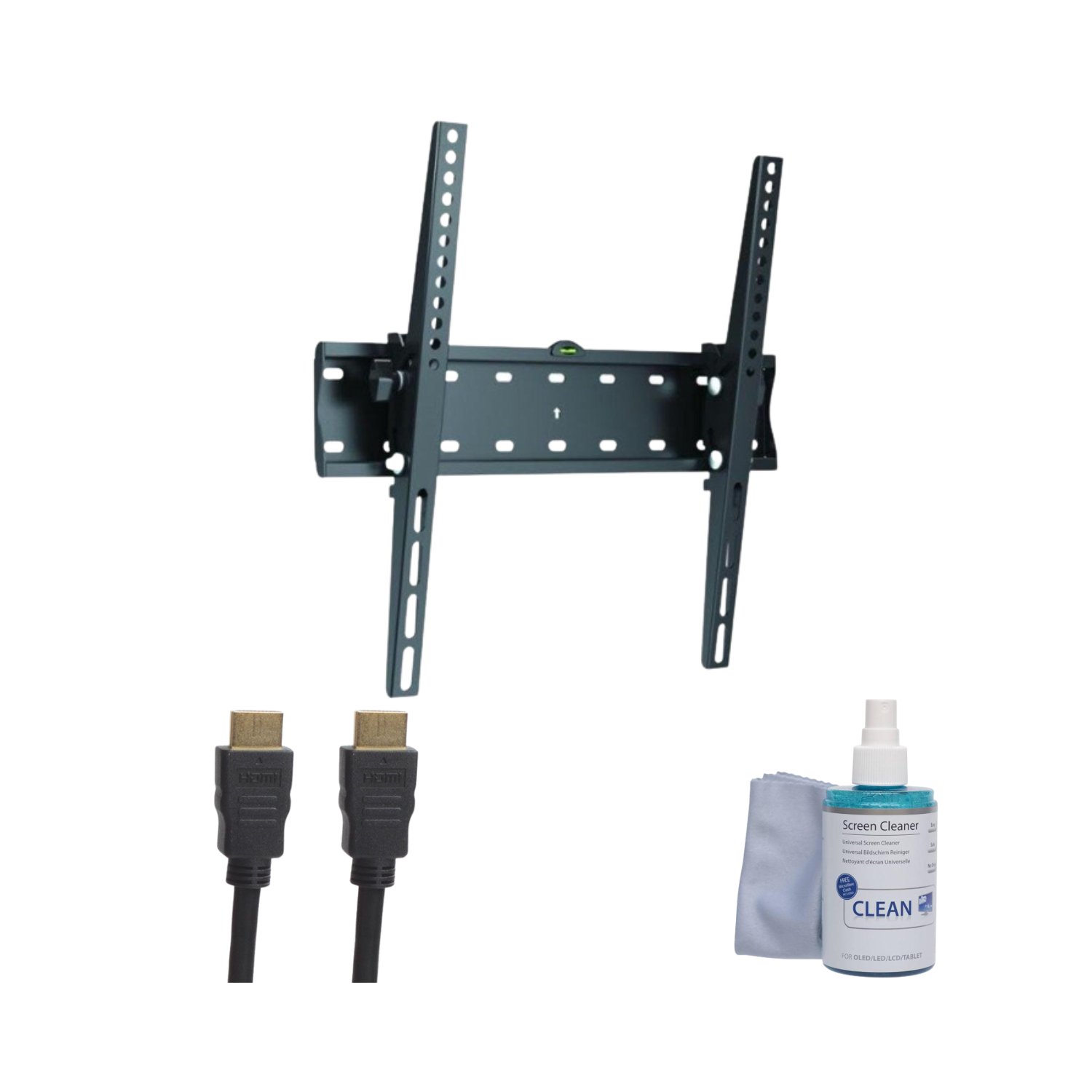 iTech 32" to 55" TV Bracket Bundle - Black | TVBRACKBUN1 from iTech - DID Electrical