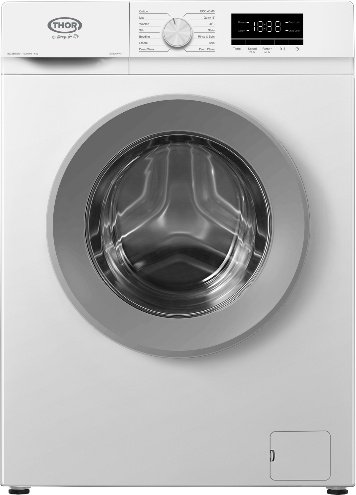 Thor 6KG 1000RPM Freestanding Washing Machine | T35106KWA