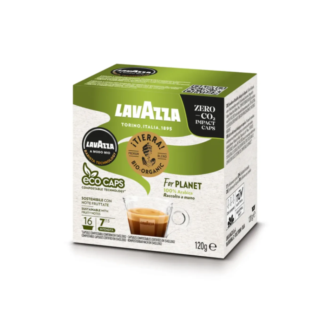 Lavazza 90g Tierra Bio Organic Coffee Capsules - Pack of 16 | 8976 from Lavazza - DID Electrical