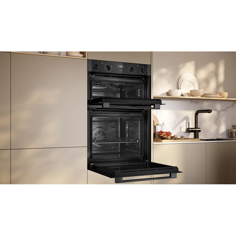 Neff N50 105L Built-In Electric Double Oven - Graphite Grey | U1ACE2AG3B from Neff - DID Electrical