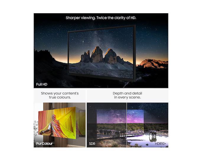 Samsung F6000 27" Full HD Smart TV - Black | UE27F6000FKXXU
