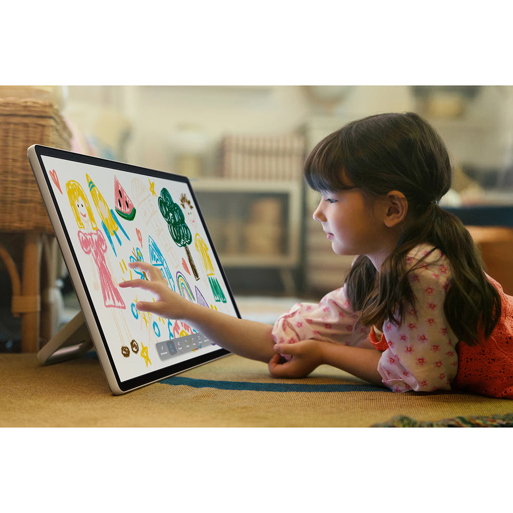 Samsung The Movingstyle 27" QHD Smart TV with Touch Screen & Built-In Battery - White & Black | UE27LSM7FAXXXU from Samsung - DID Electrical