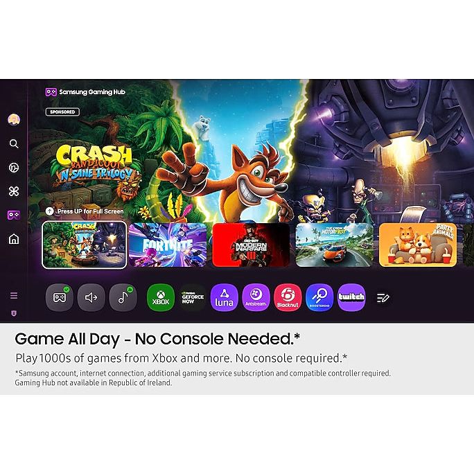 Samsung U7000F 43" 4K Smart TV - Black | UE43U7000FKXXU from Samsung - DID Electrical