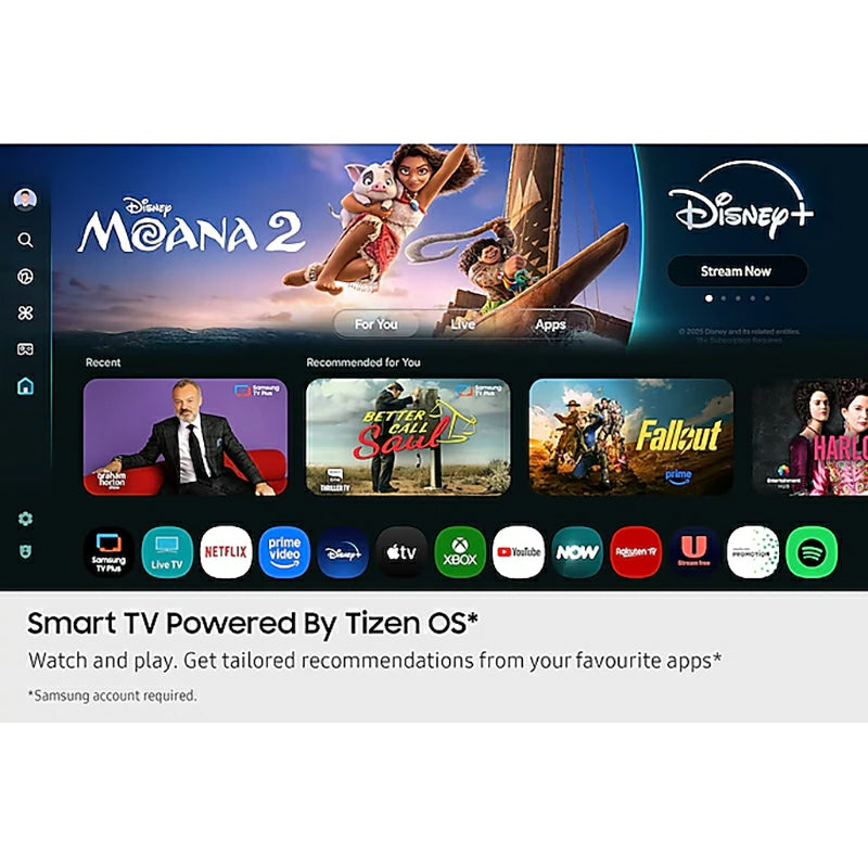 Samsung U7000F 85" 4K Smart TV - Black | UE85U7000FKXXU from Samsung - DID Electrical