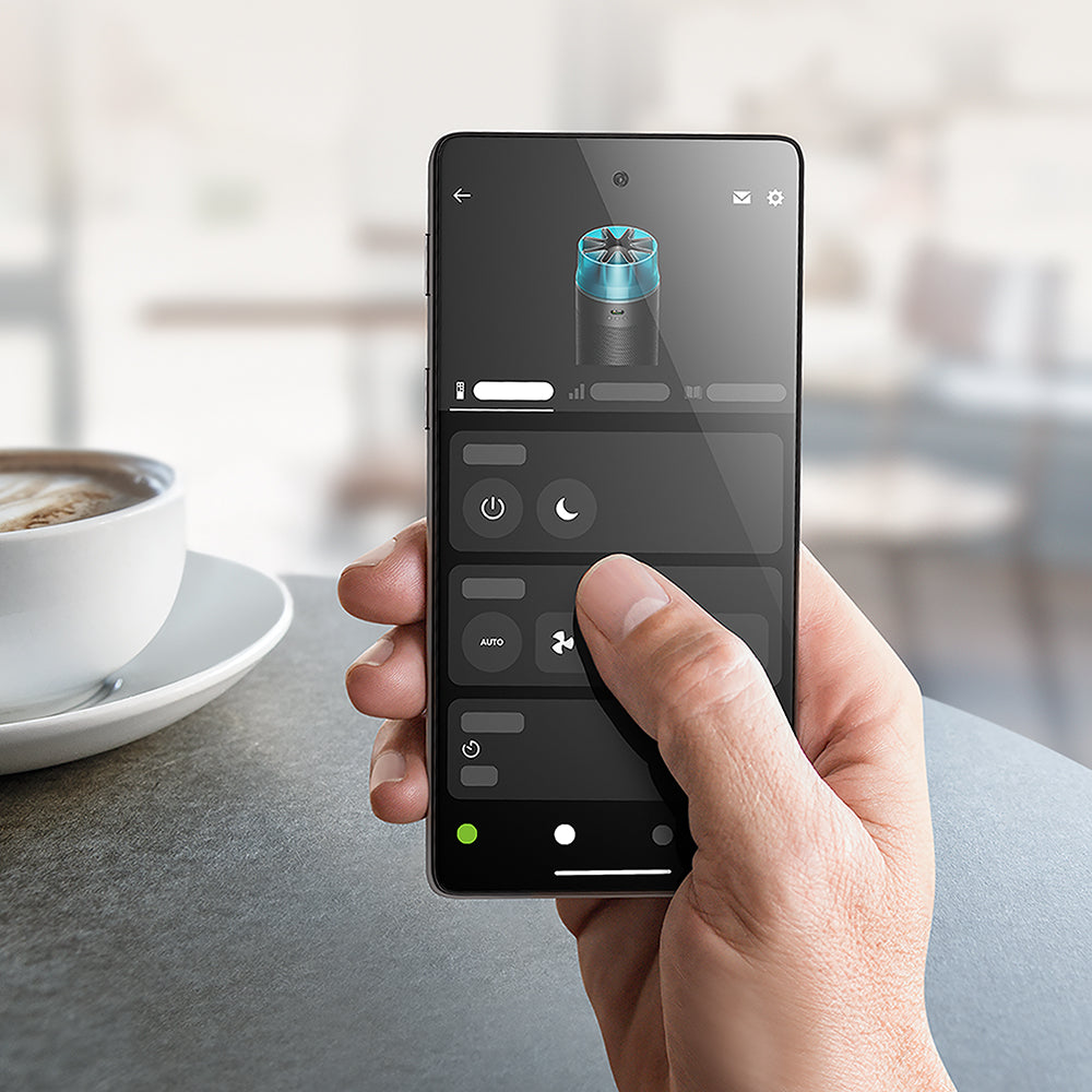 Dyson HushJet Compact HJ10 Air Purifier - White & Silver | 491121-01