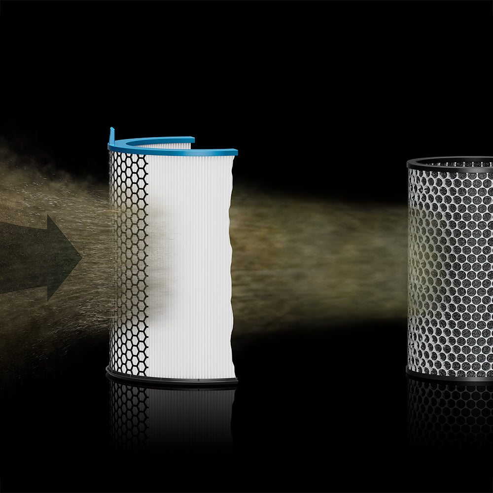 Dyson HushJet Compact HJ10 Air Purifier - White & Silver | 491121-01