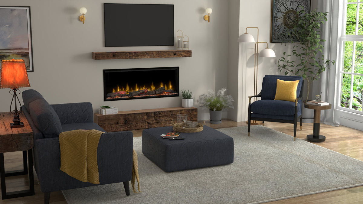 Dimplex Ignite Ultra 50" Built-In Electric Fire - Black | ULT50