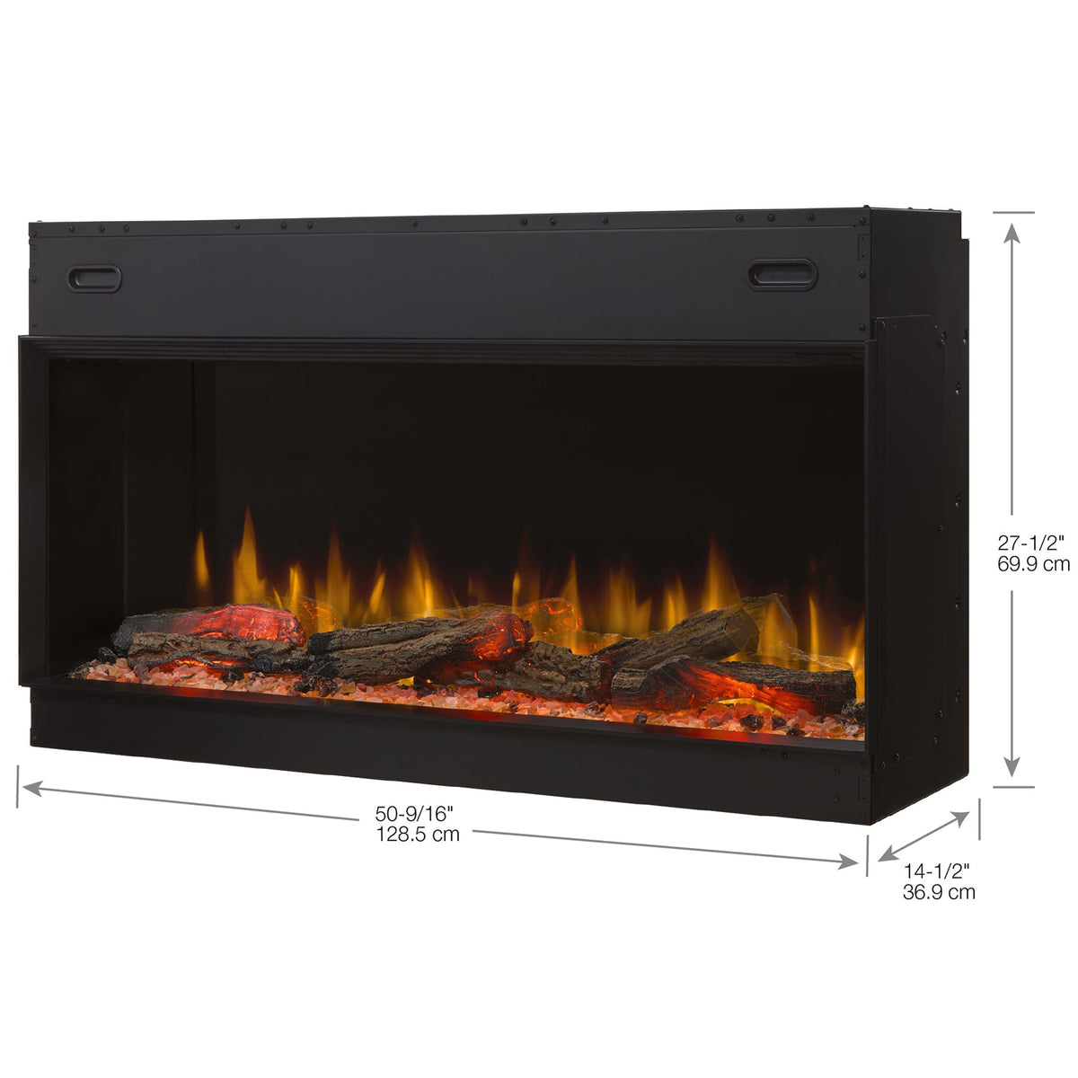 Dimplex Ignite Ultra 50" Built-In Electric Fire - Black | ULT50