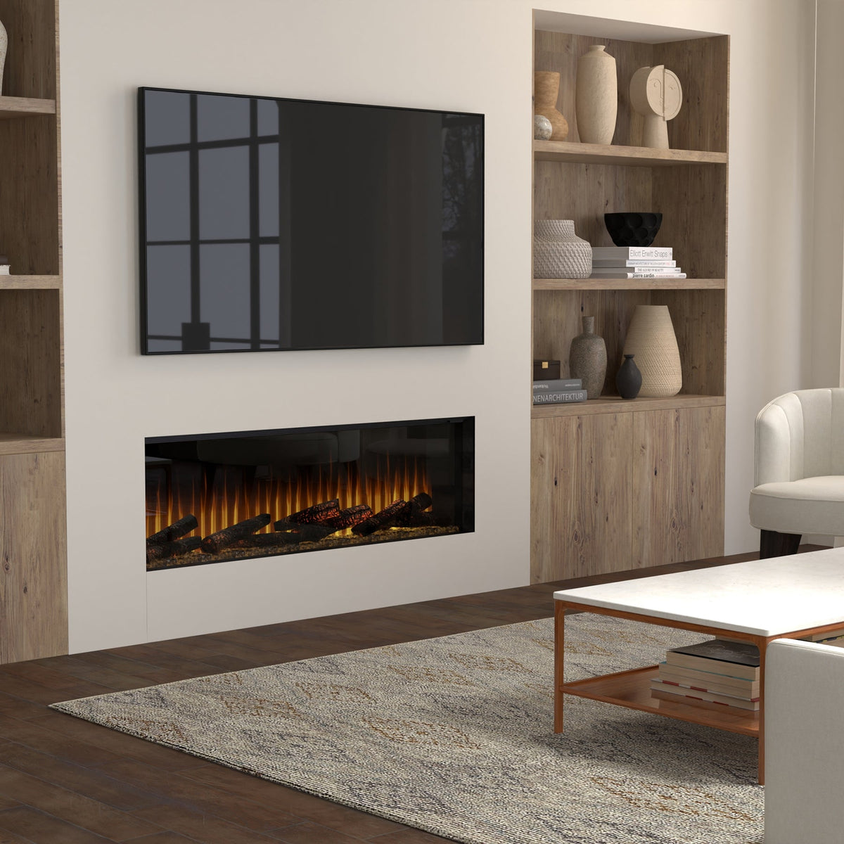 Dimplex Ignite Ultra 60" Built-In Electric Fire - Black | ULT60