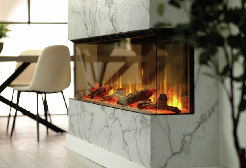 Dimplex Ignite Ultra 74" Built-In Electric Fire - Black | ULT74