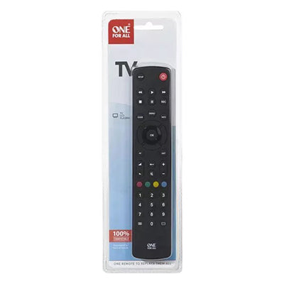 One For All Contour TV Replacement Remote Control - Black | URC1210 from Oneforall - DID Electrical