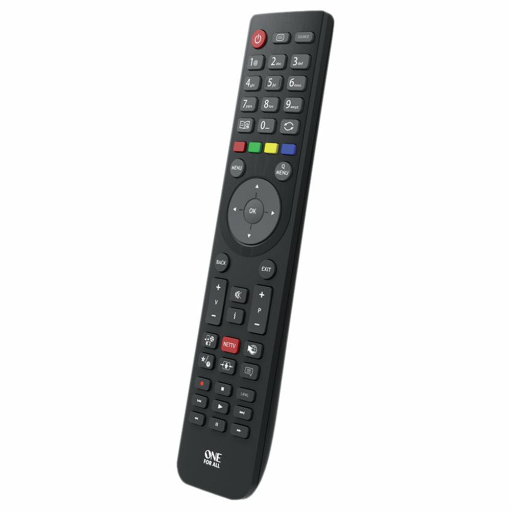 One For All Telefunken TV Replacement Remote Control - Black | URC1918 from Oneforall - DID Electrical