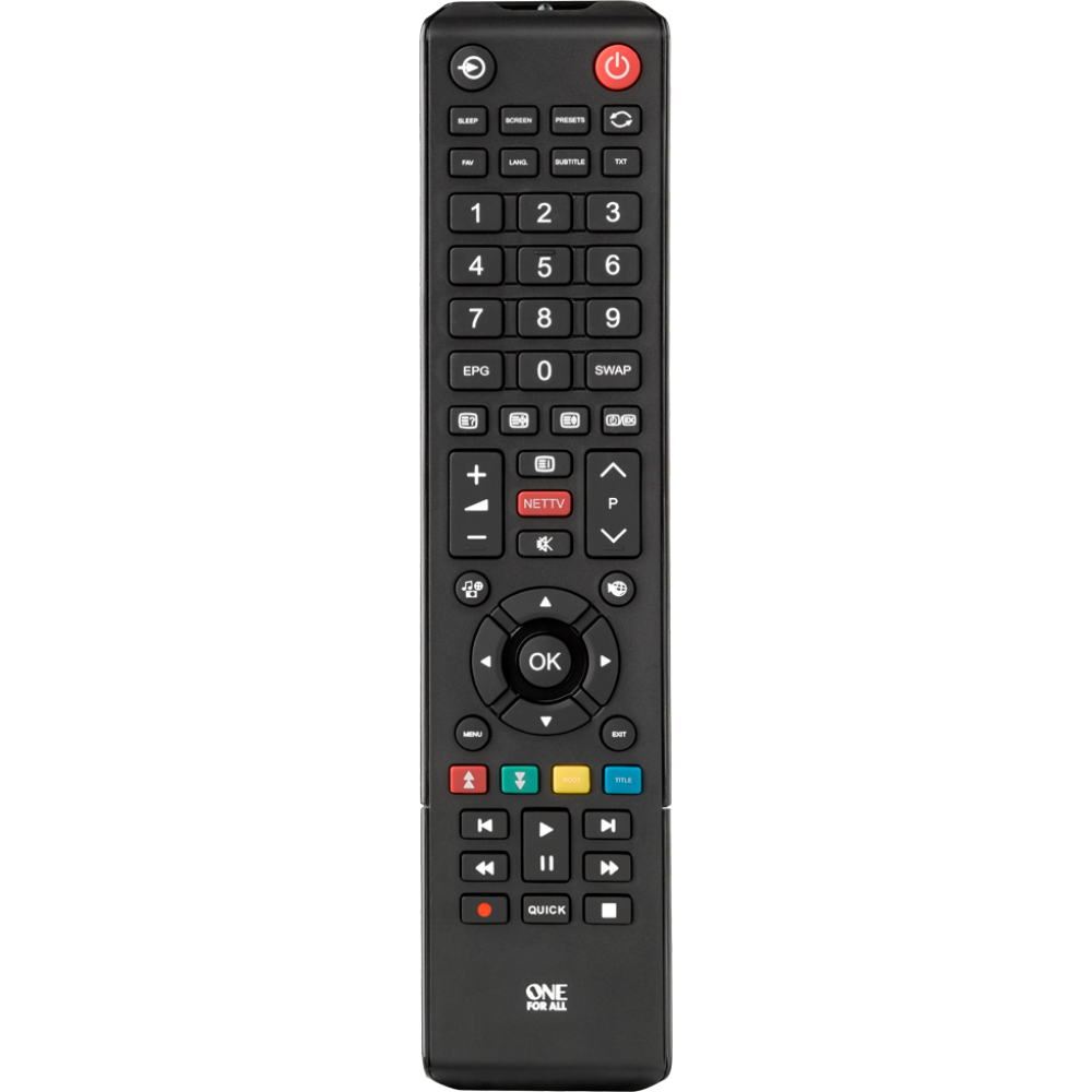 One For All Replacement Remote for Toshiba TV - Black | URC1919 from Oneforall - DID Electrical