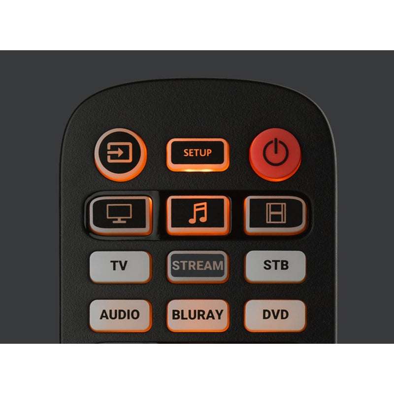One For All Essential 6 Antimicrobial Remote Control - Black | URC3661 from One For All - DID Electrical