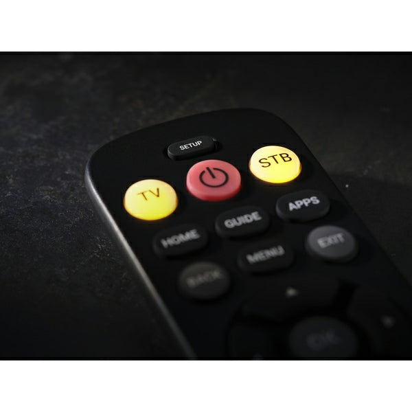 One For All Big Button Remote - Black | URC6821 from One For All - DID Electrical