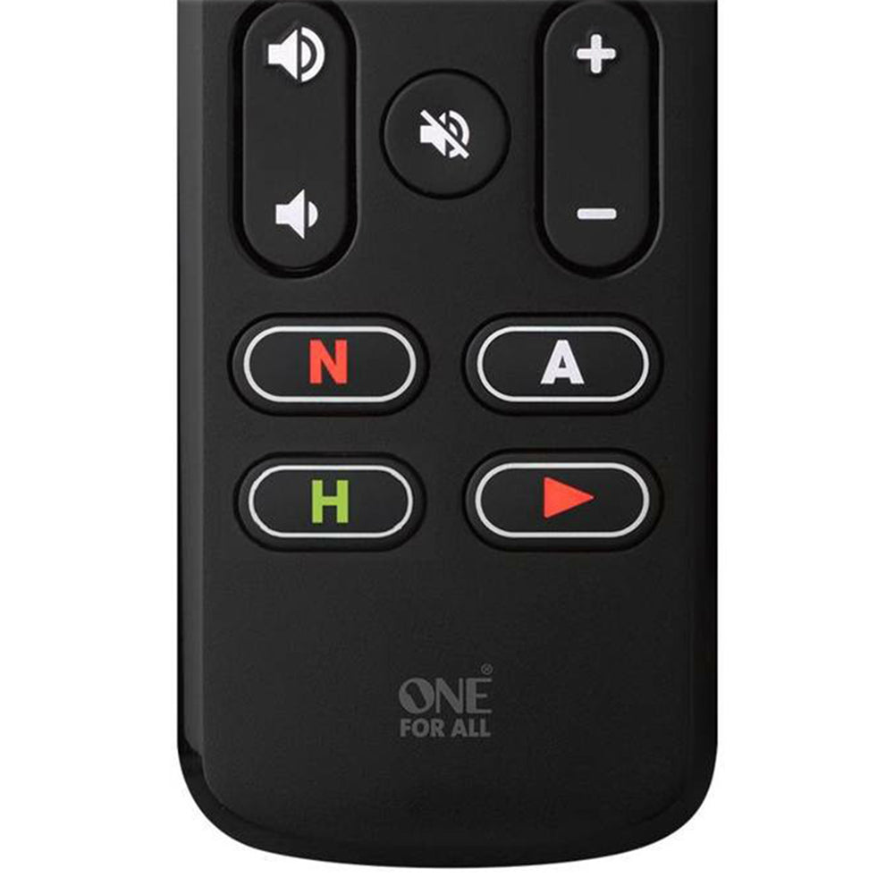 One For All Streamer Remote for Streaming Devices - Black | URC7935 from Oneforall - DID Electrical