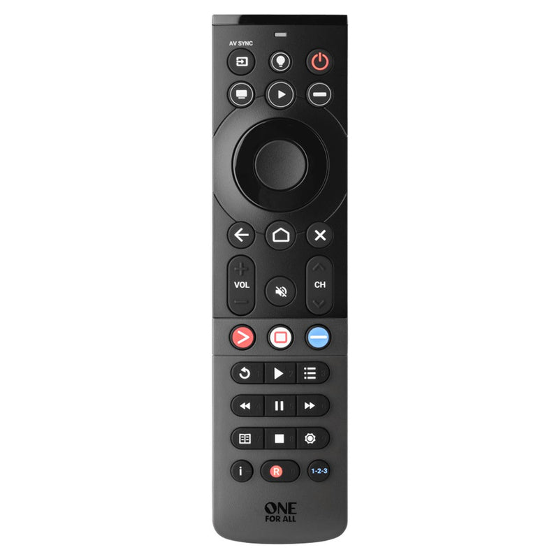 One For All Smart Streamer Remote Control for 5 Devices - Black | URC7945 from One For All - DID Electrical
