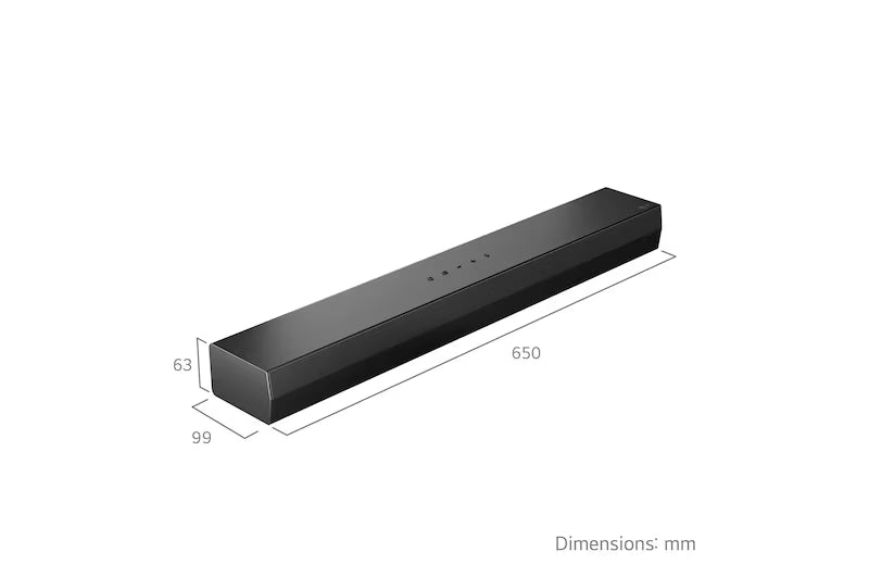 LG US20A 2.0CH Sounbar - Black | US20A.CGBRLLK