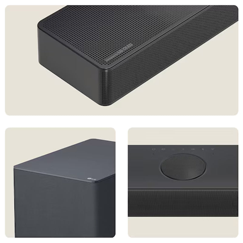 LG 3.1.3CH Soundbar with Subwoofer - Black | USC9S.DGBRLLM from LG - DID Electrical