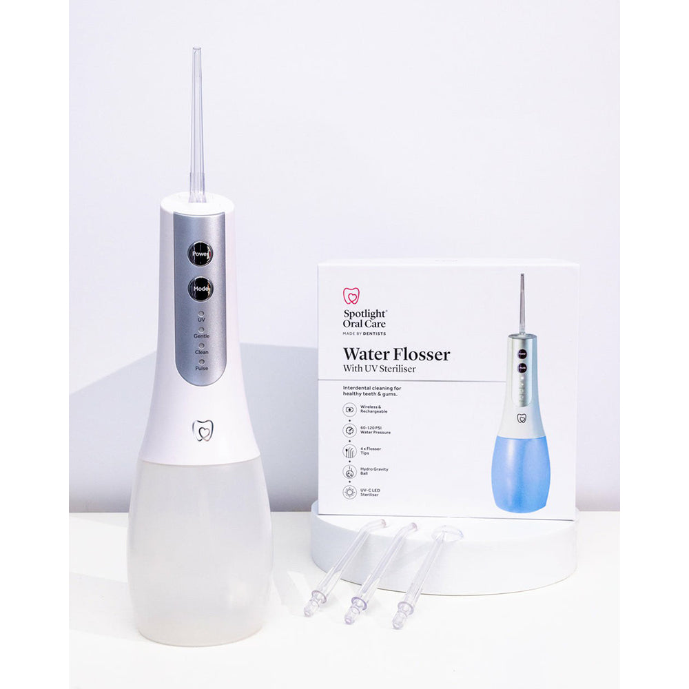Spotlight Oral Care 400ml Wireless Water Flosser with UV Steriliser - White | UVWATERFLOSSER from Spotlight Oral Care - DID Electrical