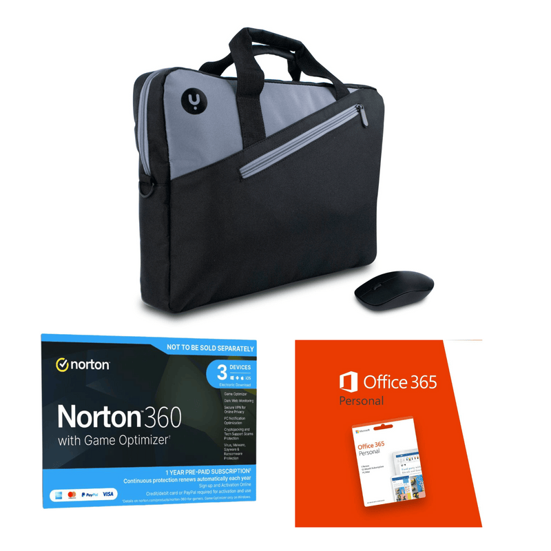 NGS Laptop Bag 15.6 + Wireless Optical Mouse + M365 + NORTON 360 | THE 365 BUNDLE from NGS - DID Electrical