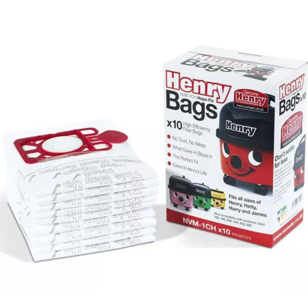 Numatic Hepa-Flo Filter Vacuum Bags - 10 Pack | NUM604015 from Henry - DID Electrical