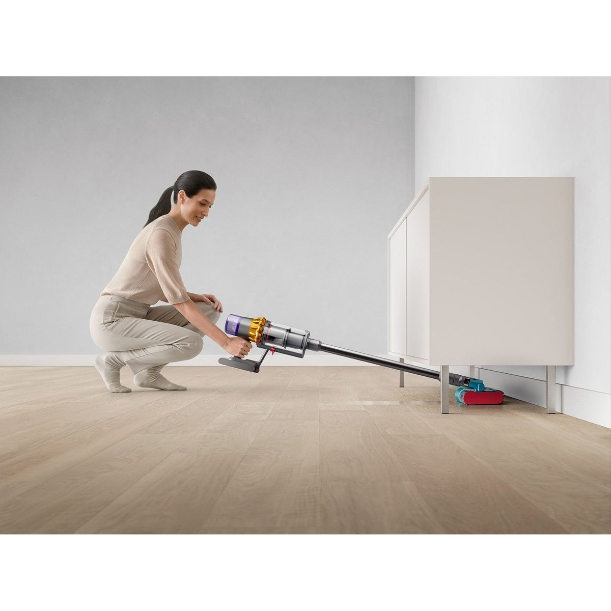 Dyson V15s Detect Submarine Cordless Vacuum Cleaner - Nickel &amp; Blue | V15SUBMARINE from Dyson - DID Electrical