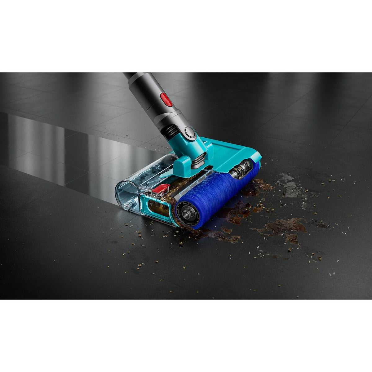 Dyson V15s Detect Submarine Cordless Vacuum Cleaner - Nickel &amp; Blue | V15SUBMARINE from Dyson - DID Electrical