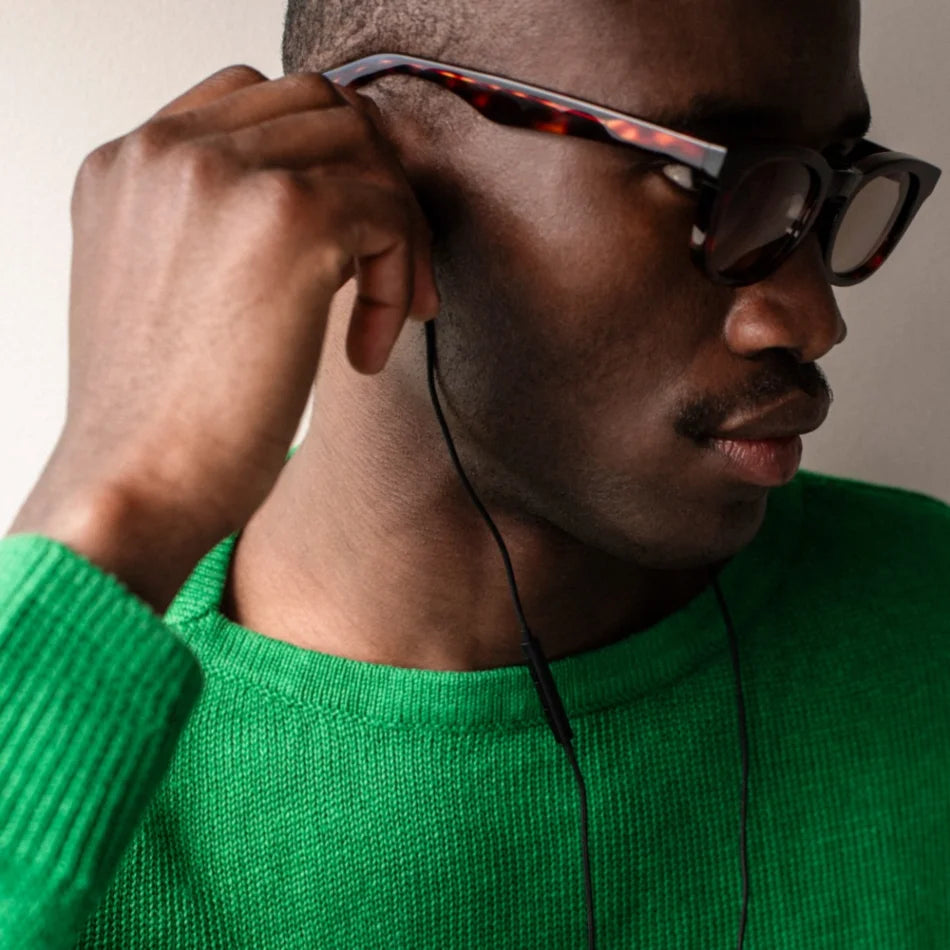 Sudio V3 The Essential In-Ear Wired Earbuds - Dusty Black | V3BLK