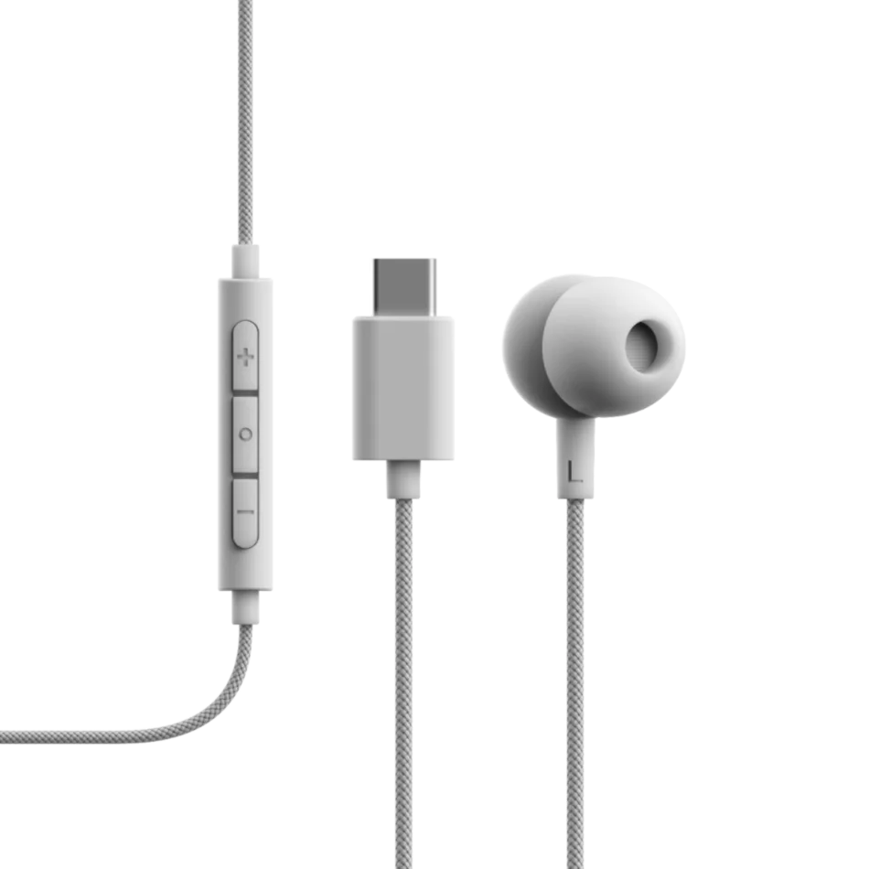 Sudio V3 The Essential In-Ear Wired Earbuds - Grey White | V3WHT
