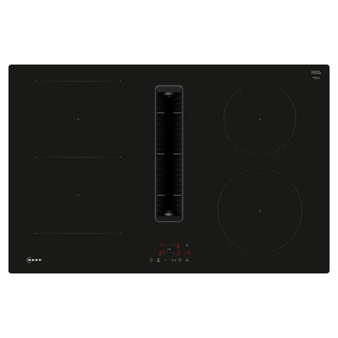 Neff N 50 80CM 4 Zone Induction Hob With Integrated Ventilation - Black | V58NBS1L0
