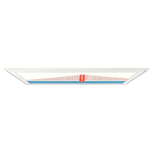 Samsung The Frame 50" Customisable Modern Bezel TV Frame - White | VG-SCFA50WTBXC from Samsung - DID Electrical