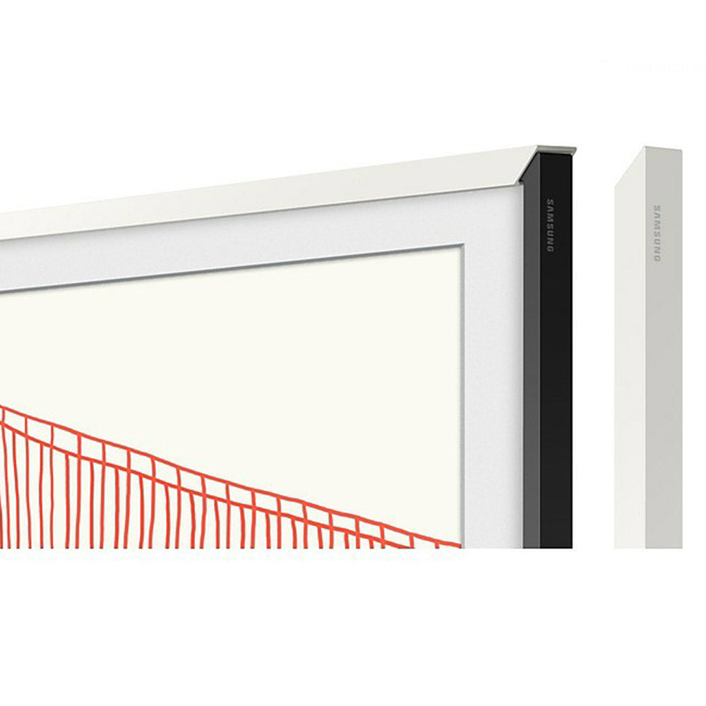 Samsung The Frame 50" Customisable Modern Bezel TV Frame - White | VG-SCFA50WTBXC from Samsung - DID Electrical