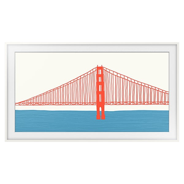 Samsung The Frame 55" Customisable Modern Bezel TV Frame - White | VG-SCFA55WTBXC from Samsung - DID Electrical