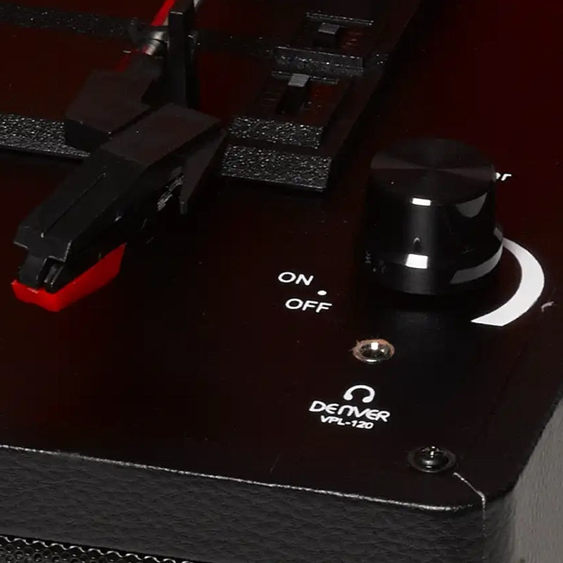 Denver Portable Turntable - Black | VPL-120B from Denver - DID Electrical