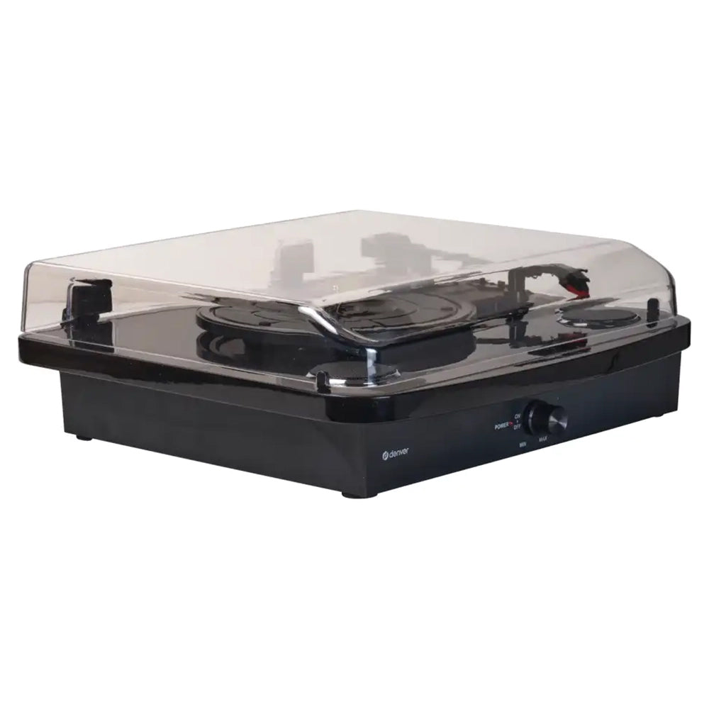 Denver Retro Turntable - Piano Black | VPL-230B from Denver - DID Electrical