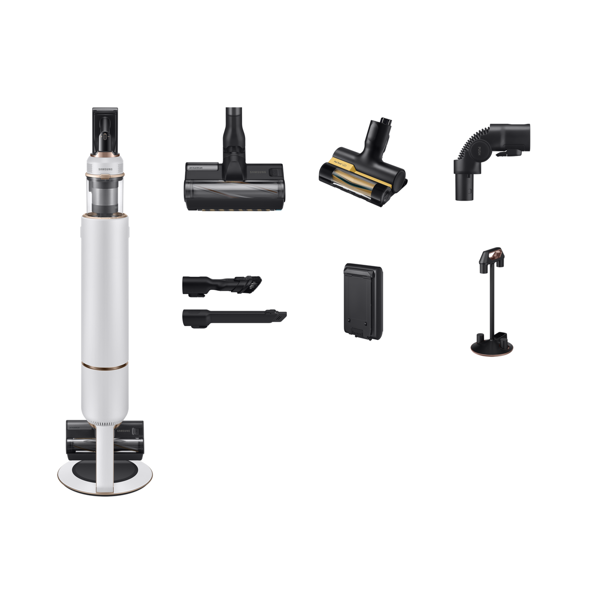 Samsung Bespoke Jet Plus Pet Cordless Stick Vacuum Cleaner - White | VS20B95823W/E from Samsung - DID Electrical
