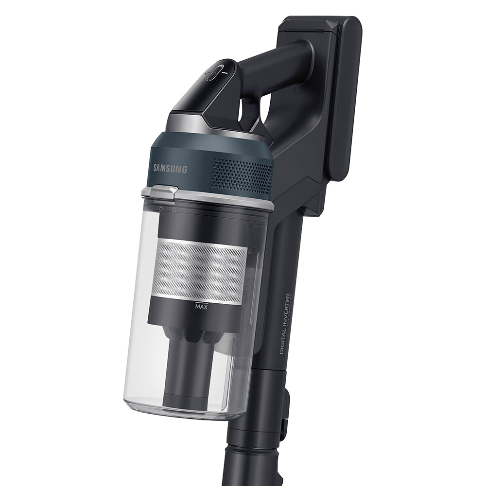 Samsung Jet™ 95 Pro Cordless Stick Vacuum Cleaner, Max 210W Suction Power with Spray Spinning Sweeper Black Chrometal | VS20C9547TB/EU from Samsung - DID Electrical