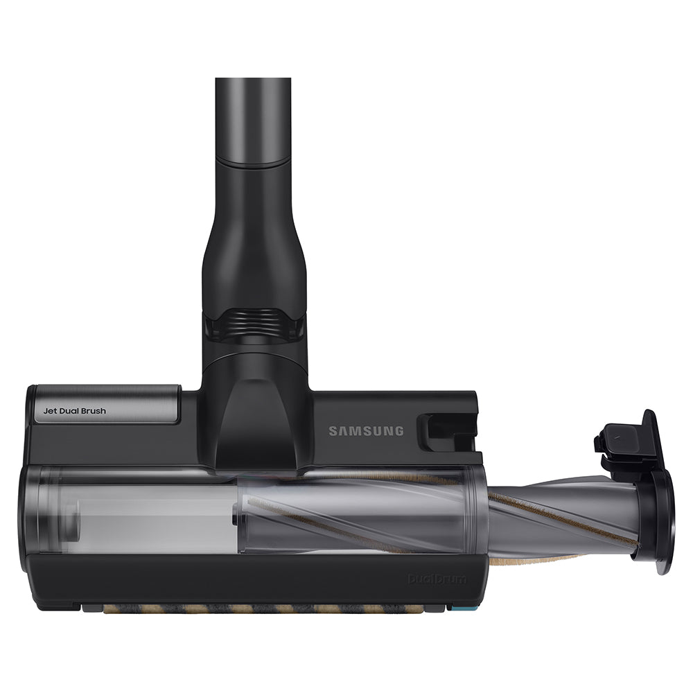 Samsung Jet™ 95 Pro Cordless Stick Vacuum Cleaner, Max 210W Suction Power with Spray Spinning Sweeper Black Chrometal | VS20C9547TB/EU from Samsung - DID Electrical